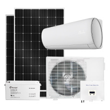 Wall Mounted Split Type 12000Btu 18000Btu 100% Solar Air Conditioner With 48vdc Backup Battery